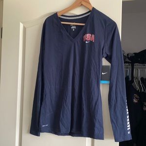 Nike long sleeve tshirt- USA